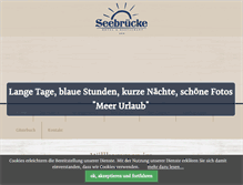 Tablet Screenshot of hotel-seebruecke.net
